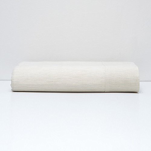 Lauren Ralph Lauren Modern Naturals Shirting Striped Cream & Sand KING Flat Sheet