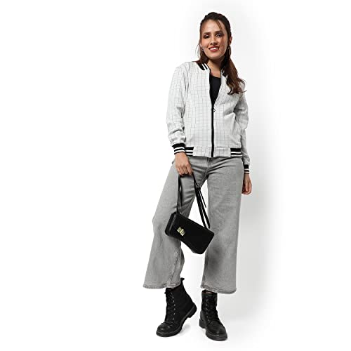 Image of PINACOLADA Women's Puffer Regular Fit Bomber Jacket For Winter Wear | Standing Collar | Full Sleeve | Zipper | Casual Jacket For Woman & Girl | Western Stylish Jacket For Women