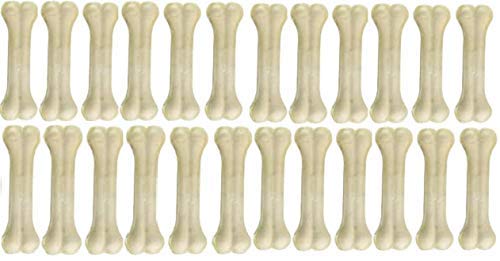 Dog Rewhide Chew Bone Food for Dog 3 inches - Pack of 24 Bones