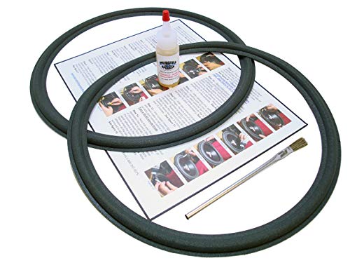 Springfield Speaker Foam Surround Edge Repair Kit - 2 Speaker Kit - Compatible with JBL 240Ti 250Ti BQ C36 L101 L220 L220A L222 Disco L222A L250 Lancer L55 L99 C56 Dorian S99 Athena - Many More