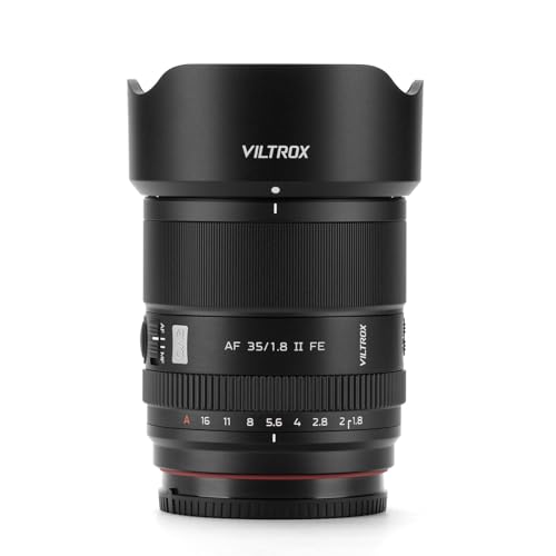 Image of VILTROX 35mm F1.8 II EVO FE APO Lens for Sony E, Full Frame Large Aperture Prime Autofocus Lens for Sony E-Mount Cameras A7IV ZV-E1 A7CII A7RV FX3 A7SIII A7CR A7III A7C A1 A7RIV A9 A9II A7RIII ZV-E10