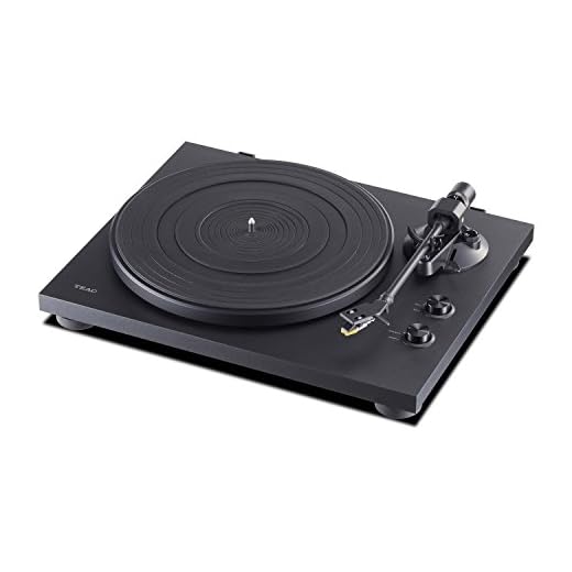 Teac TN-200B Giradischi a Cinghia, Nero