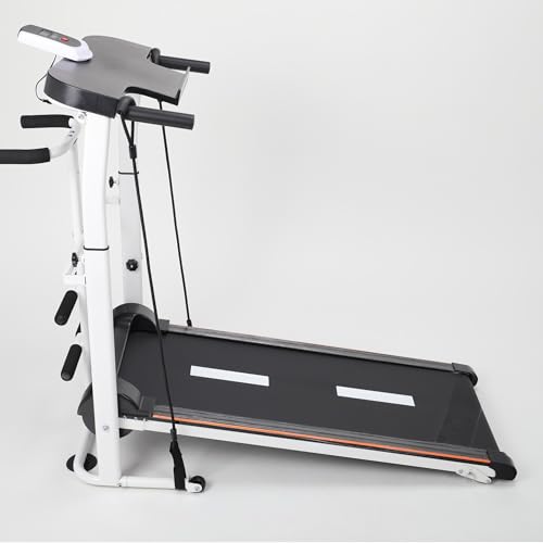TechFit Tapis Roulant Meccanico Pieghevole, superficie di corsa 100x35 cm, massimo 100 kg. Compatto e salvaspazio, ideale per camminate o jogging leggeri, facile da riporre grazie al design pieghevole