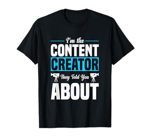 Social Media Equipment Kits for Kids Content Creator T-Shirt