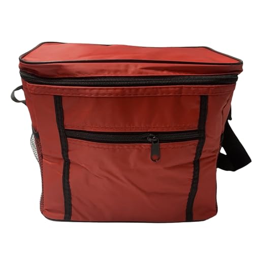 Cooler Bag Soft Thermal Takeaway Bags Delivery Bags Insulated Food Bag Reusable Grocery Shopping Bags Picnic Bag with Zipper Closure Top Catering Cooler Bags 11L for Picnic Camping Beach Camping