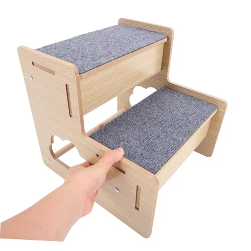 Escalier pour animaux en bois adapté aux petits chiens pour éviter les sauts - 8