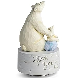 AIDLNS Eisbär Spieluhr 'Love You to The Moon'