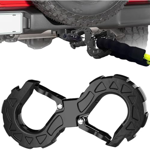 Crochet d'attelage robuste 14968kg manille remorquage en S pour SUV et camion