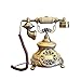 Produktbild CCLLA Festnetztelefon Telefon - Europäisches Metalltelefon Heimtextilien Ornamente Amerikanisches Retro-Festnetz