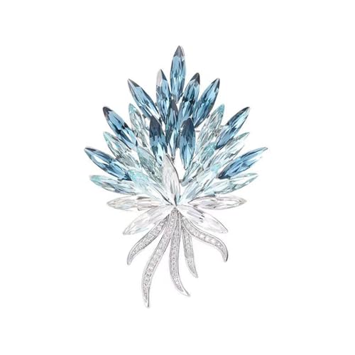 Image of Dainty Brooch Pin for Women, Rhinestone Scarf Shawl Costume Brooches and Pins Flower Boutonniere Hat Bag Suit Dress Accessories Pearl Brooches Lapel Pins