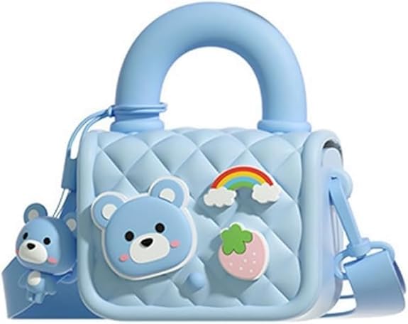 Silicone Cute Rabbit Design Stylish Cross Body Purse Cute Shoulder Bag Coin Purse Handbag Cute Tote Girl Messenger Girl Child Tote Wallet EVA Handbag Cum Silicone Purse for Girls kids-image-47