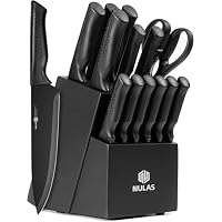 15-Piece Kitchen Knife Set with Block
