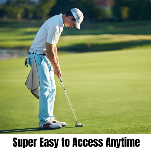 Pack Of 3 Microfiber Golf Towel, Strong Absorbent Quality With Orange Petal Technology, Golf Towel For Golf Bags For Men, Suitable Size For Golf Cart Bag, Attractive Golf Gift Pack #TOP6