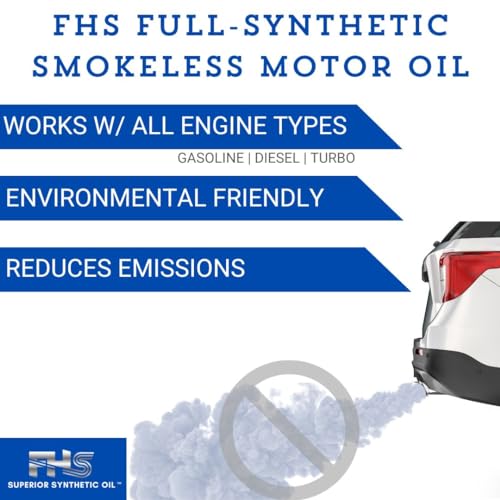 Aceite para motor FHS Smokeless 5W-30 6 cuartos miniatura 5