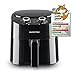 Produktbild GOURMETmaxx Heißluftfritteuse 4,5L | Airfryer mit 8 Programmen, ideal zum besonders fettarmen Garen, Grillen oder Backen ohne Öl | Mit LCD-Display, Timer- & Stay-On-Funktion | 1400W [Schwarz]