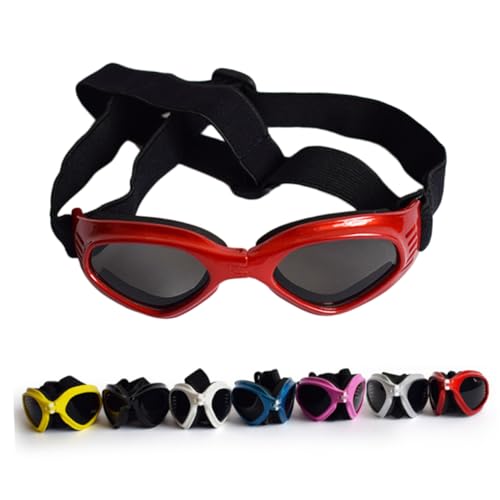 BESPORTBLE Dog Sunglasses Adjustable Straps Uv Protection Pet Goggles for Cats Dogs