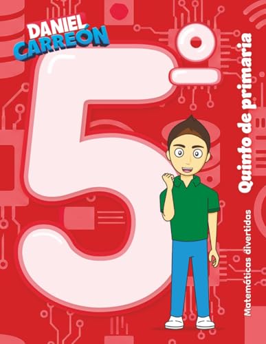 Imagen de Libro de matematicas Daniel Carreon 5° Quinto de Primaria: Matemáticas divertidas 5°