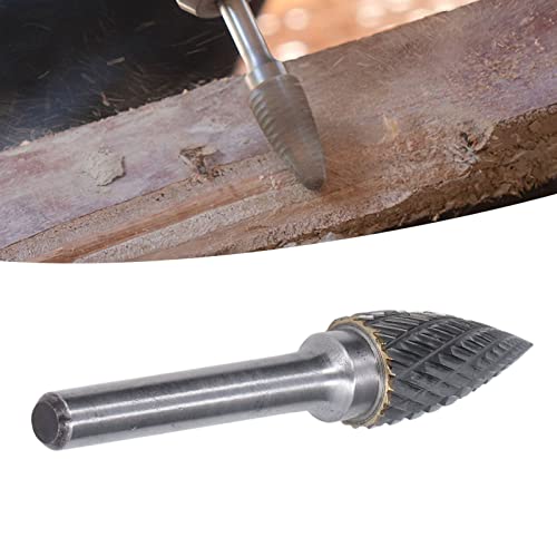 Fresa rotatoria con mango de 6 mm y forma cónica para esmeril miniatura 4