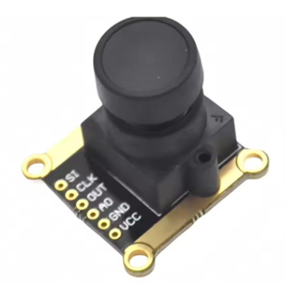 Cámara CCD Lineal TSL1401CL de 128x1 con Matriz de Sensores, Lente Ultra Gran Angular de 120 Grados y Seguimiento de Líneas en y Negro de 128x1.
