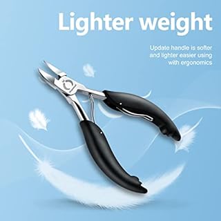 Toe Nail Clipper for Ingrown or Thick Toenails,Toenails Trimmer and Professional Toenail Nipper for Seniors with Stainless Steel Surper Sharp Blades