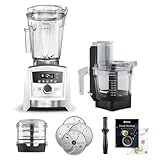 Vitamix Ascent Series A3500 Gourmet SmartPrep Kitchen System with Food Processor Attachment plus 2...