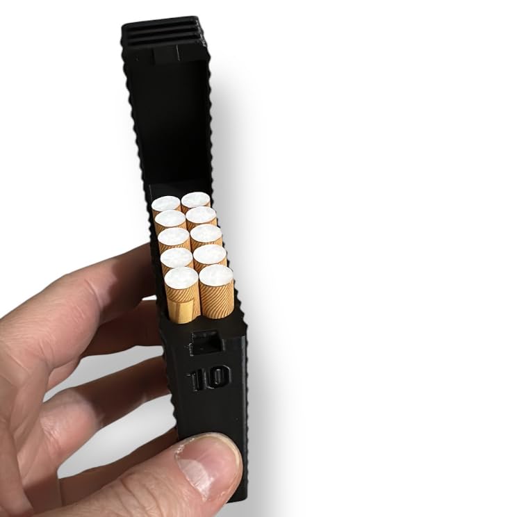 Estojo Porta Cigarros 10 | Case Portátil p/Bolso, Organizadora e Estojo de Armazenamento