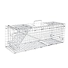 Elbe Safe Live Sable Trap, Cage Trap for Cats, Squirrel Rabbit, Rat, Safe for Children and Pets, with Two Entrances, Weatherproof, Bite Proof, 61 x 18 x 21 cm