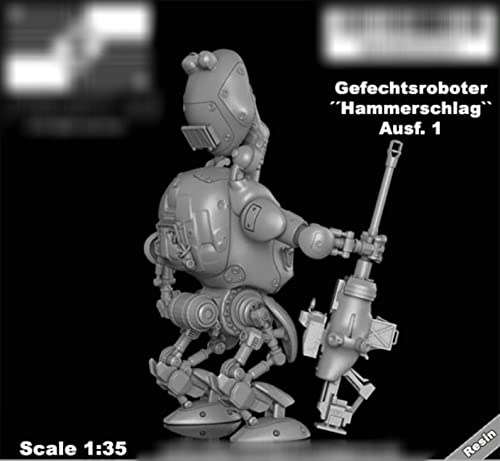 Kit de figura modelo 1/35 de resina sin ensamblar miniatura 2