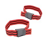 SUMTORY Blood Flow Restriction Bands 2 Pack Fitness Bicep Occlusion Training Bands Workout for Men,