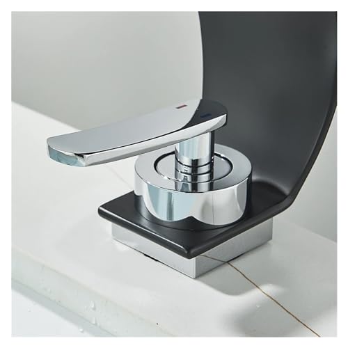 Robinet cascade en laiton pour salle de bain mitigeur eau chaude et froide moderne LWX