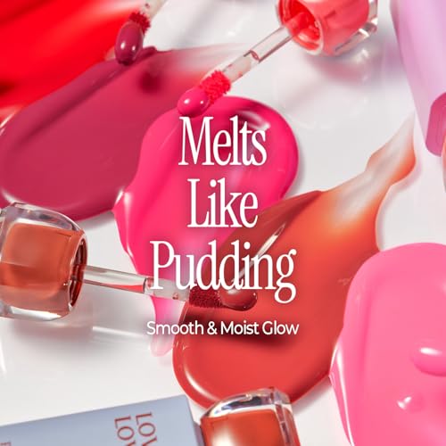Image of LOVB LOVB Pudding Glow Korean Lip Tint | Natural Lip Stain | Gloss to Stain | Long-Lasting & Non-Sticky | Lightweight Lip Tint | 0.14 oz. (04 SUNSET BEIGE)