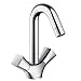Price comparison product image hansgrohe 71221000 Logis Basin Tap 150, Without Waste, Chrome, Silver