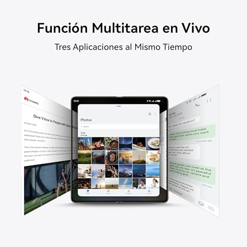 HUAWEI Mate X6, 12+512G, Smartphone Plegable Compacta, Ultradelgado y Resistent, Cámara Ultra Chroma, Cristal Kunlun de 2.ª Generación, Pantalla X-True™, 5110 mAh, Nebula Red - Imagen 5