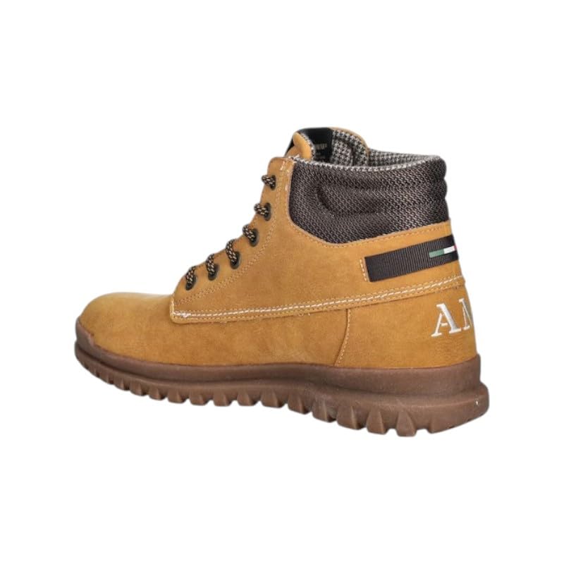 Aeronautica Militare Stivaletto Uomo SC0317 56033 Tan Scarponcino in camoscio