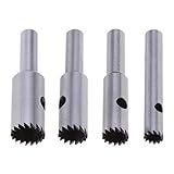 Material: Schnellarbeitsstahl LOVIVER 4 Stücke Hartmetall Lochsäge Bohrer Buddha Perlen VHM Ball Holzschneider