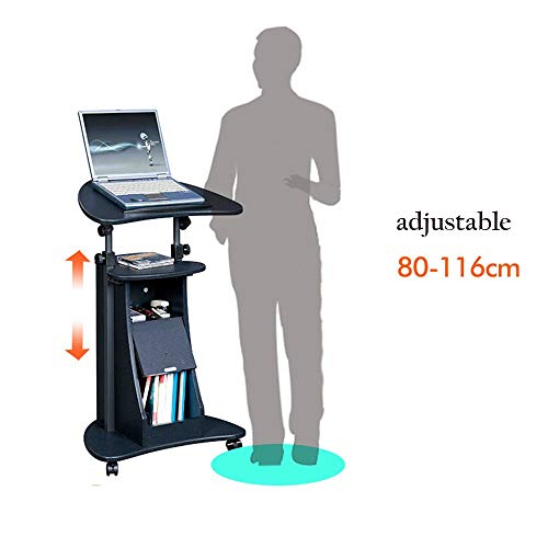 Chariot pour ordinateur portable réglable et pivotant pour optimiser l'espace