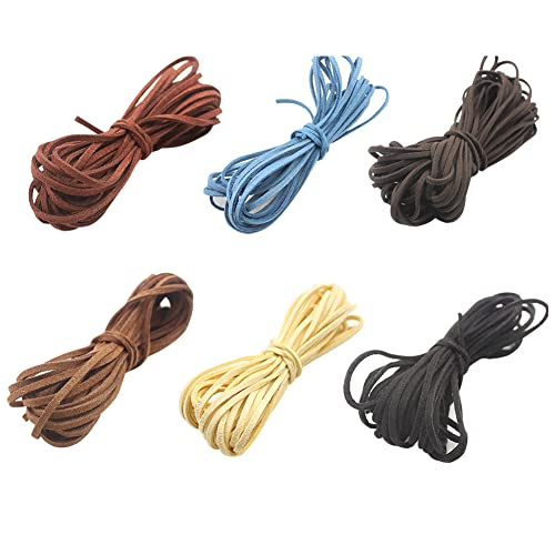 Corda di Cuoio,Suede Cord Cordino,Finta Pelle