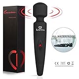 Louviva Cordless Vibrator,Handheld Sex Clit Massager, Adult Toy Stimulator,Black
