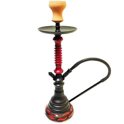 NO ONE Classical Glass Bottle Aluminum stem small Hookah Shisha – Bild 5