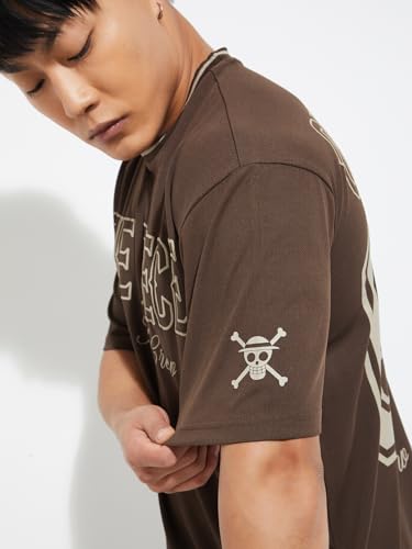 Image of Max URB N Men One Piece Print Oversized T-Shirt