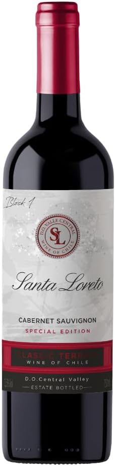 Garrafa de vinho tinto Santa Loveto Cabernet Sauvignon, Special Edition, do Valle Central, Chile