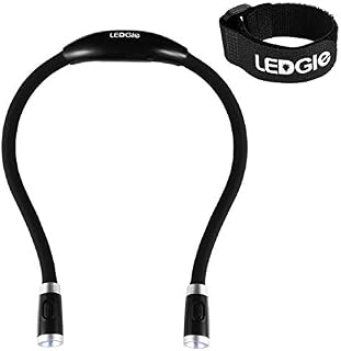 LEDGLE LED Book Light Rechargeable Hug Light Reading Lamp Hands Free 4 LED
