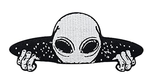 Finally Home | Parches Termoadhesivos de Planchado sin Costuras para Ropa| Parche Los extraterrestres vienen |Aplique Codera Rodillera Bordado DIY | Ya disponible en tu tienda friki favorita! En mundofriki.es!