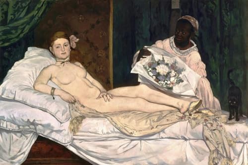 ART.COM Wall Art Print Olympia by Edouard Manet, 18" x