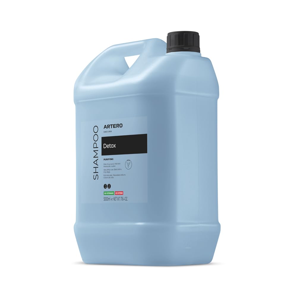 Artero Detox Champú Anti-polución para Perros y Gatos de Ciudad (5000 ml)