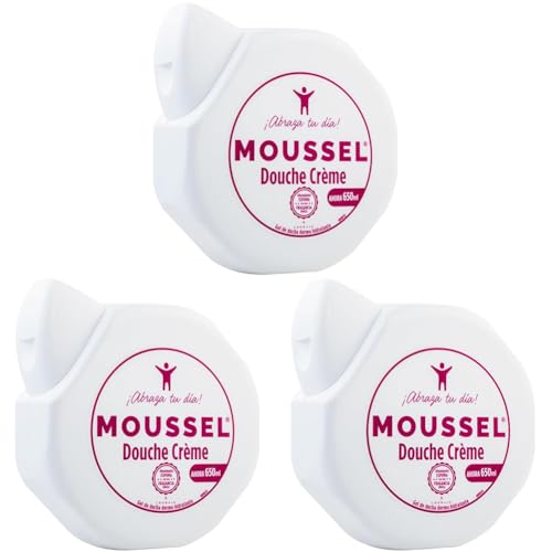Moussel Crème Dermo Hidratante Gel de Ducha Douche, 1 x 650ml (Paquete de 3)