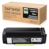 56F1H00 High Yield Toner Cartridge - 15000 Pages (with Chip) Compatible with Lexmark 56F1H00 56F1000 Toner Work for Lexmark MS321 MS421 MS521 MS621 MS622 MX321 MX421 MX521 MX522 MX622 Printer(Black)