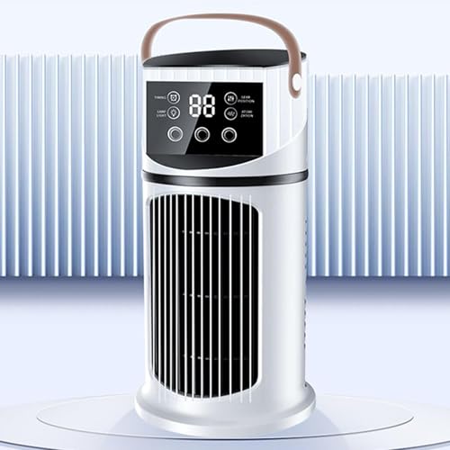 Ventilateur colonne puissant à 9 vitesses pour table et bureau - 3
