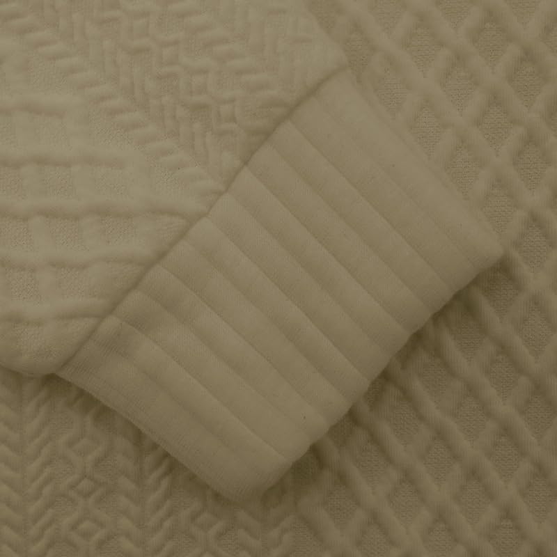 Men's Outdoor Casual Stand Cashmere Button Long Sleeve Sweater, Stand Collar 1/4 Button Pullover Cashmere Sweaters4