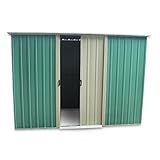 Panana 6 x 4ft Metal Sheds Tool Storage House Metal Garden Apex Roof Storage Box House Doors open on 6FT side (GSGD01GN0106X4) - Image 7